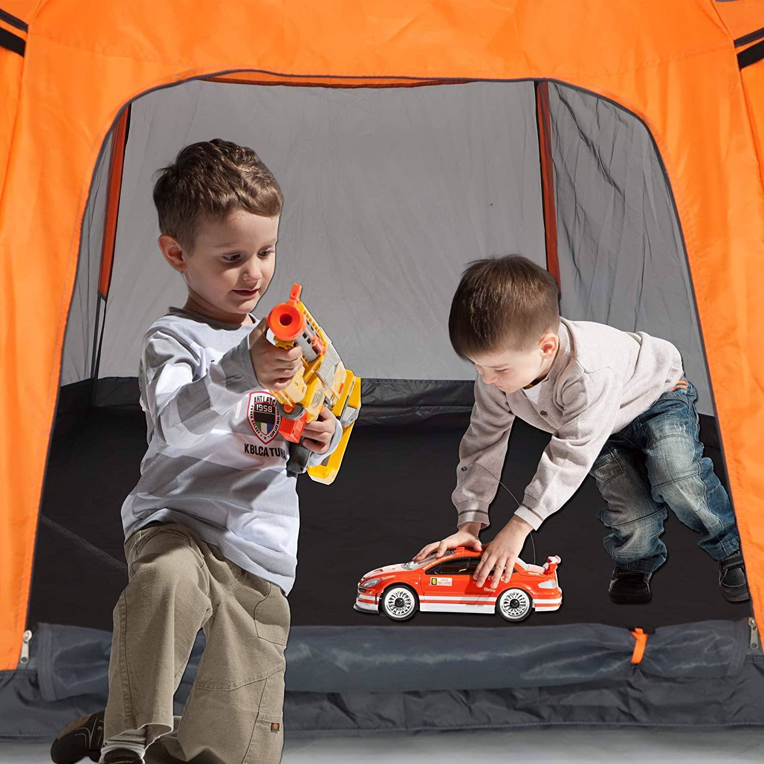 Kids Play Tent Pop Up Portable Hexagon Playhouse for Backyard Patio Indoor Outdoor Breathable Tent House Children Boys Girls Playing Have Fun Doba